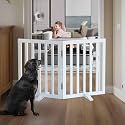 Belief Foldable Wooden Pet Gate for Dogs