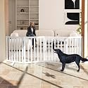 Belief Foldable Wooden Pet Gate for Dogs