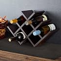 Modern Wooden Tabletop Wine Rack - Organize Your Collection