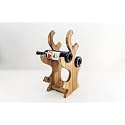 Belief Wooden Tabletop Wine Bottle Rack - Elegant Countertop Storage for Bottles, Durable Wine Bottle Holder Stand, Perfect for Home & Kitchen Decor