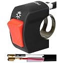 Belinous 7/8" Handlebar Switch for Motorcycle, ATV (Red, 1 Pack)