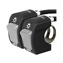 Belinous 7/8" Handlebar Switch for Motorcycle, ATV (Gray, 2 Pack)