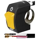 Belinous 7/8" Handlebar Switch for Motorcycle, ATV (Yellow, 1 Pack)