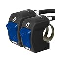 Belinous 7/8" Handlebar Switch for Motorcycle, ATV (Blue, 2 Pack)