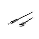 Belkin AV10172bt03-BLK 3.5mm Audio Cable With Lightning Connector, Black, Smartphone