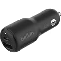 Belkin BoostCharge 42W Dual Port Fast Car Charger, USB-C & USB-A, (Pack of 6)