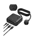 Belkin 70W GaN 7 in 1 Charging Station, 3X AC, 2X USB A, &amp; 2X USB C Ports