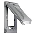 BELL 12-in-1 1-Gang Weatherproof Flip Cover, Gray