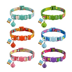 bell pet collar for puppy kitten amp small dogs  adjustable 2025 cm collar with bell  may vary  pack of 1