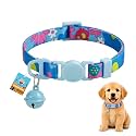 Bell Pet Collar for Puppy, Kitten &amp; Small Dogs – Adjustable 20–25 cm Collar with Bell – Blue – Pack of 1