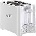 BELLA 2 Slice Toaster with Auto Shut Off - Extra Wide Slots &amp; Removable Crumb Tray and Cancel,Defrost &amp; Reheat Function - Toast Bread,Bagel-&amp; Waffle,White,(Pack of 6)