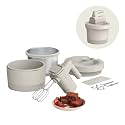 bella 3.5 Qt Hand &amp; Stand Mixer, 2 in 1 Electric Mixer with Bowl, Oatmilk