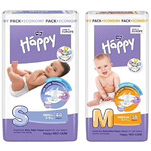 bella baby happy small diapers 44 pieces amp medium diapers 38 pieces