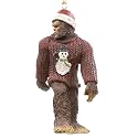 Bella Haus Bigfoot 4' Bigfoot Wearing Ugly Christmas Sweater Christmas Tree Ornament| Tree Figurines Resin Ornament