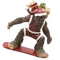 Bella Haus Christmas Shoppe Snowboarding Bigfoot Christmas Ornament | Fun &amp; Unique Holiday Decor for Bigfoot Fans, Handcrafted for Winter Adventure | 3”