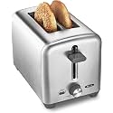 bella Stainless Steel 2 Slice Toaster with Extra Wide Slots &amp; Removable Crumb Tray - 6 Browning Options, Auto Shut Off &amp; Reheat Function - Toast Bread, Bagel &amp; Waffle (Pack of 6)