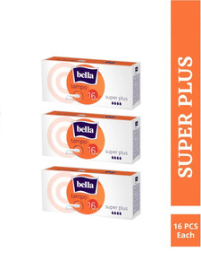 bella tampons easy twist super plus 16 pcs each 3pkt tampons pack of 48