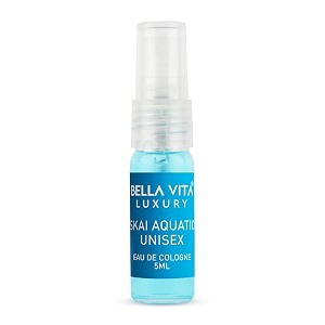 bella vita luxury skai aquatic eau de cologne unisex perfume for men amp women with bergamot pink pepper long lasting aqua edc fragrance scent 5 ml