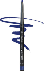 bellavita intense drama kajal enriched with almond oil  long lasting  smudge proof