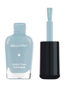 bellavita nail polish vibrant color lustrous shine long lasting  smooth application morning sky