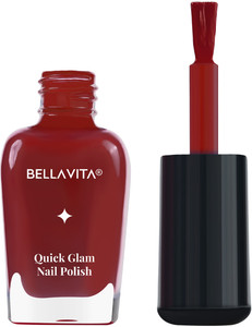 bellavita nail polish vibrant color lustrous shine long lasting  smooth application wine spill