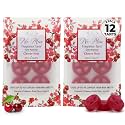 Belle Aroma No-Mess Fragrance Tarts for Wax Warmers – Solid Fragrance Alternative to Wax Melts (Designed Not to Melt), Heat-Activated Home Scent, Long-Lasting Aroma Pieces, 12 Mini 2 Pack Cherry Noir