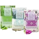 Belle Aroma No-Mess Fragrance Tarts for Wax Warmers – Solid Fragrance Alternative to Wax Melts (Designed Not to Melt), Heat-Activated Home Scent, 18 Mini 3 Pack Thai Orchid Bamboo Rain Mountain Air