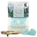 Belle Aroma No-Mess Fragrance Tarts for Wax Warmers – Solid Fragrance Alternative to Wax Melts (Designed Not to Melt), Heat-Activated Home Scent, Long-Lasting Aroma, 6 Mini 1 Pack Mountain Air