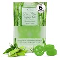 Belle Aroma No-Mess Fragrance Tarts - (6 Mini Scented 1 Pack) Wax Melt Alternative - Strong Fragrance Tart for Wax Warmer - Long Lasting Scent Multipacks (Bamboo Rain)