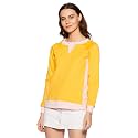 Belle Fille Women39s Fleece Jacket BFJT-4145-L_Yellow and