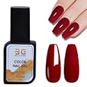 Hema-Free Gel Nail Polish 10ml Gel Polish Color Soak Off LED Nail Gel Polish Nail Art Starter Manicure Salon DIY at Home (BG-9100, 10ml)