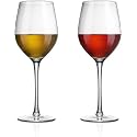 bellemax 470 ML Wine Glasses | Premium Crystal Clear Stem Wine Glass for Red &amp; White Wine | Elegant Long Stem Drinking Glasses for Champagne, Cocktail, Juice, Home Bar Set of 2
