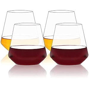 bellemax 400ml juice and water glass stylish crystal highball drinking glasses medium size tumbler glasses for juice wine milk lassi cocktails and sharbat