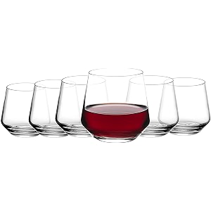 bellemax 400ml juice and water glass stylish crystal highball drinking glasses medium size tumbler glasses for juice wine milk lassi cocktails and sharbat