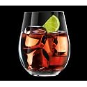 bellemax 400ML Juice and Water Glass Stylish Crystal Highball Drinking Glasses, Medium Size Tumbler Glasses for Juice, Wine, Milk, lassi, Cocktails and Sharbat