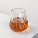 bellemax 400ML Juice and Water Glass Stylish Crystal Highball Drinking Glasses, Medium Size Tumbler Glasses for Juice, Wine, Milk, lassi, Cocktails and Sharbat