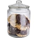 bellemax 700ML Clear Glass Storage Jar With
