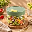 bellemax 900ML Glass Storage Jar with Airtight