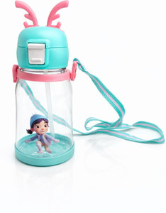 BELLERBIRD Cartoon Design Bottle with Straw