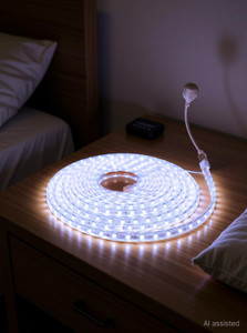 bellgrey 1200 leds 5 m white steady strip rice lights pack of 1