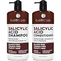 BELLISSO Salicylic Acid Shampoo and Conditioner Set, Sulfate &amp; Paraben Free