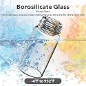 Bello 30pcs 20ml Clear Glass Vials Culture