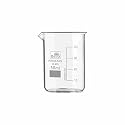 Bello Borosilicate 3.3 Glass Beaker 50 ml with Graduation Marks, Pack of 1 Beaker for school collage chemistry lab laboratory