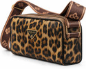 BELLORAFASHION Tan Women Sling Bag Womens Leopard