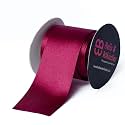 Bells&Whistles Wine Satin Ribbon | Length : 10 Yards, Width : 2 inch |