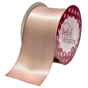 Bells and Whistles Satin Christmas Ribbon Length