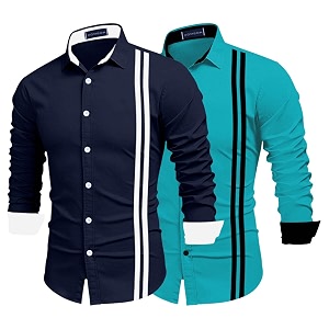 Bellstone Mens Cotton Blend Solid Regular Fit