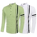 Bellstone Men's Solid Regular Fit Shirt