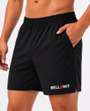 Bellwit Solid Men Black Sports Shorts