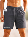 Bellwit Solid Men Grey Casual Shorts